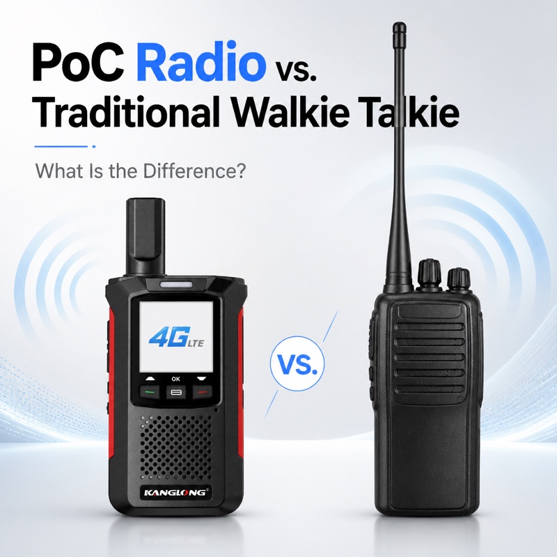 Radio PoC vs. Walkie Talkie tradicional: ¿Cuál es la diferencia?